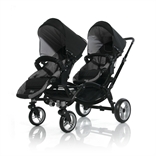 Tvillinge barnevogn Zoom black